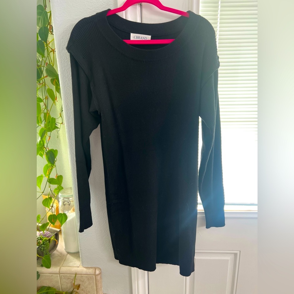 Closet Candy Black sweater dress.